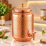 Copper Matka BPA free and non toxic with pure copper 5ltr.