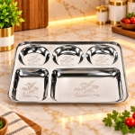 Stainless Steel Laser Partition Plate 5 in1 Set of 6