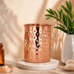 Pure Copper Hammered Tumbler 300ml