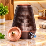 Copper Water Dispenser Decorative Beverage Container